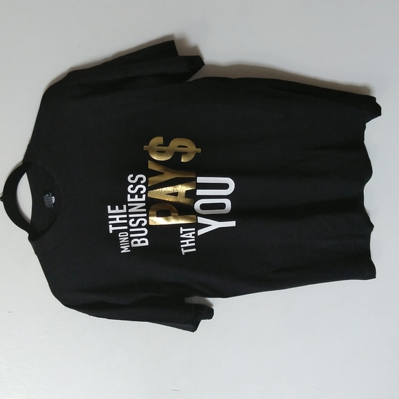 SBC The Business Short Sleeve Crew Neck Black T-Shirt - Picture 3 of 5